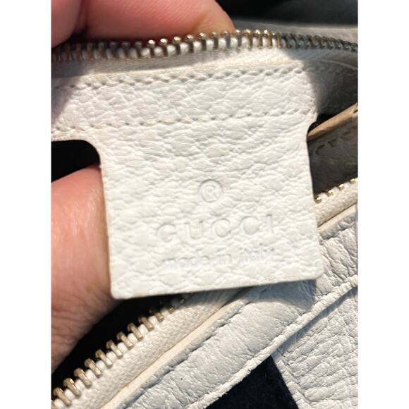 Gucci Blondie White Calfskin Leather Mini Hobo Shoulder Bag - Picture 6 of 13